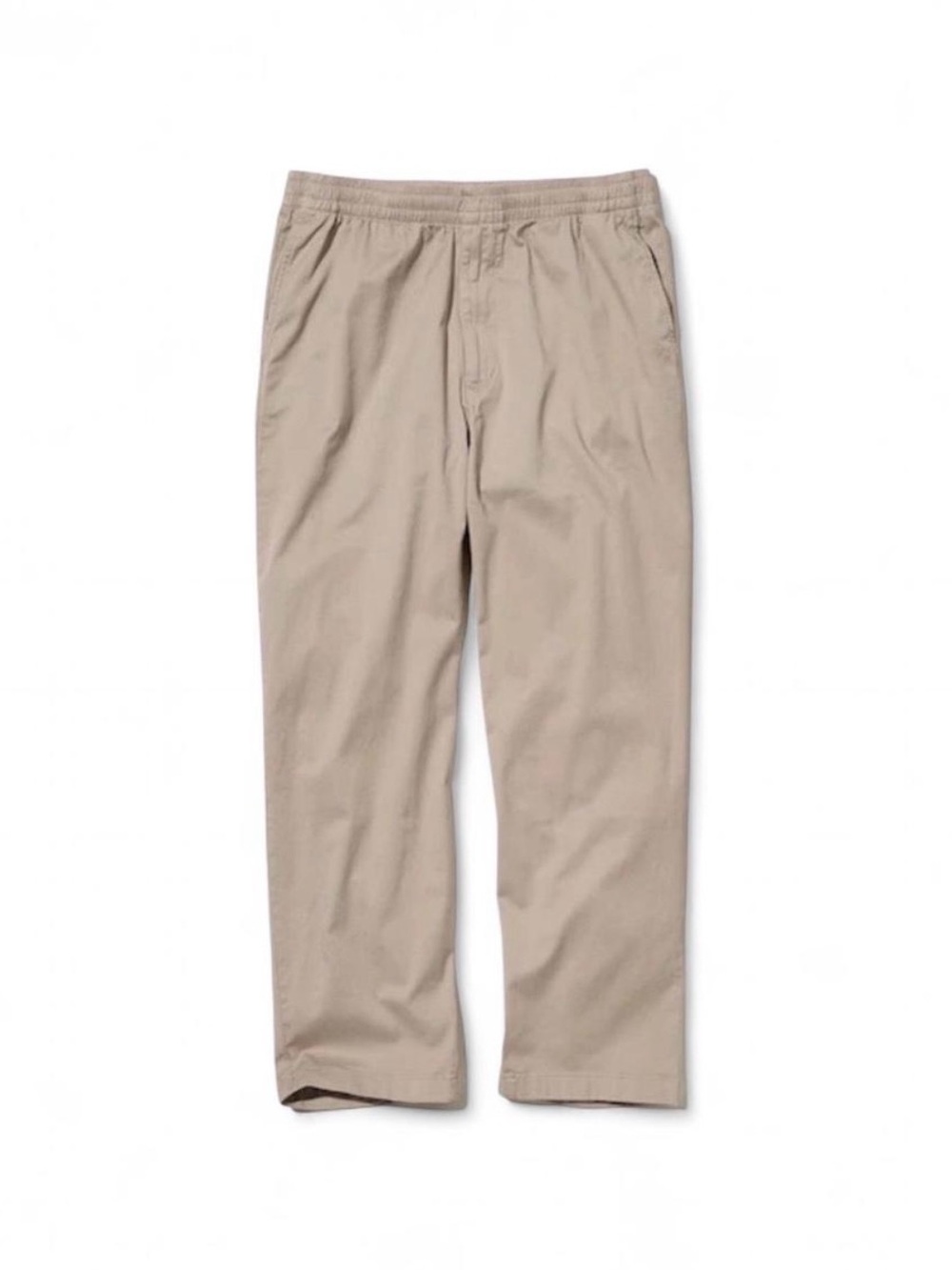 Uniqlo beige cotton relaxed ankle pants Mens Size M